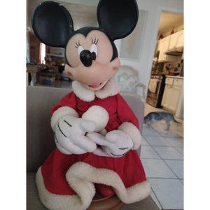 Minnie mouse christmas figurine
